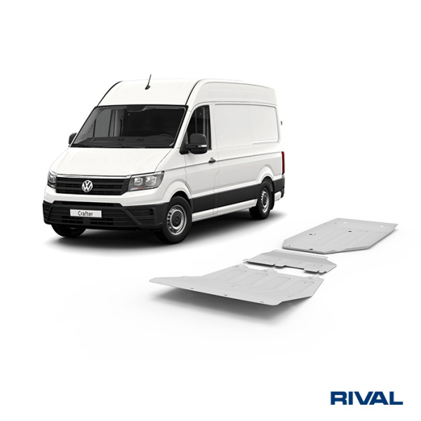 Skid Plates (Sets) Volkswagen Crafter 2016-;  MAN TGE 2017-; 2 l. / diesel
